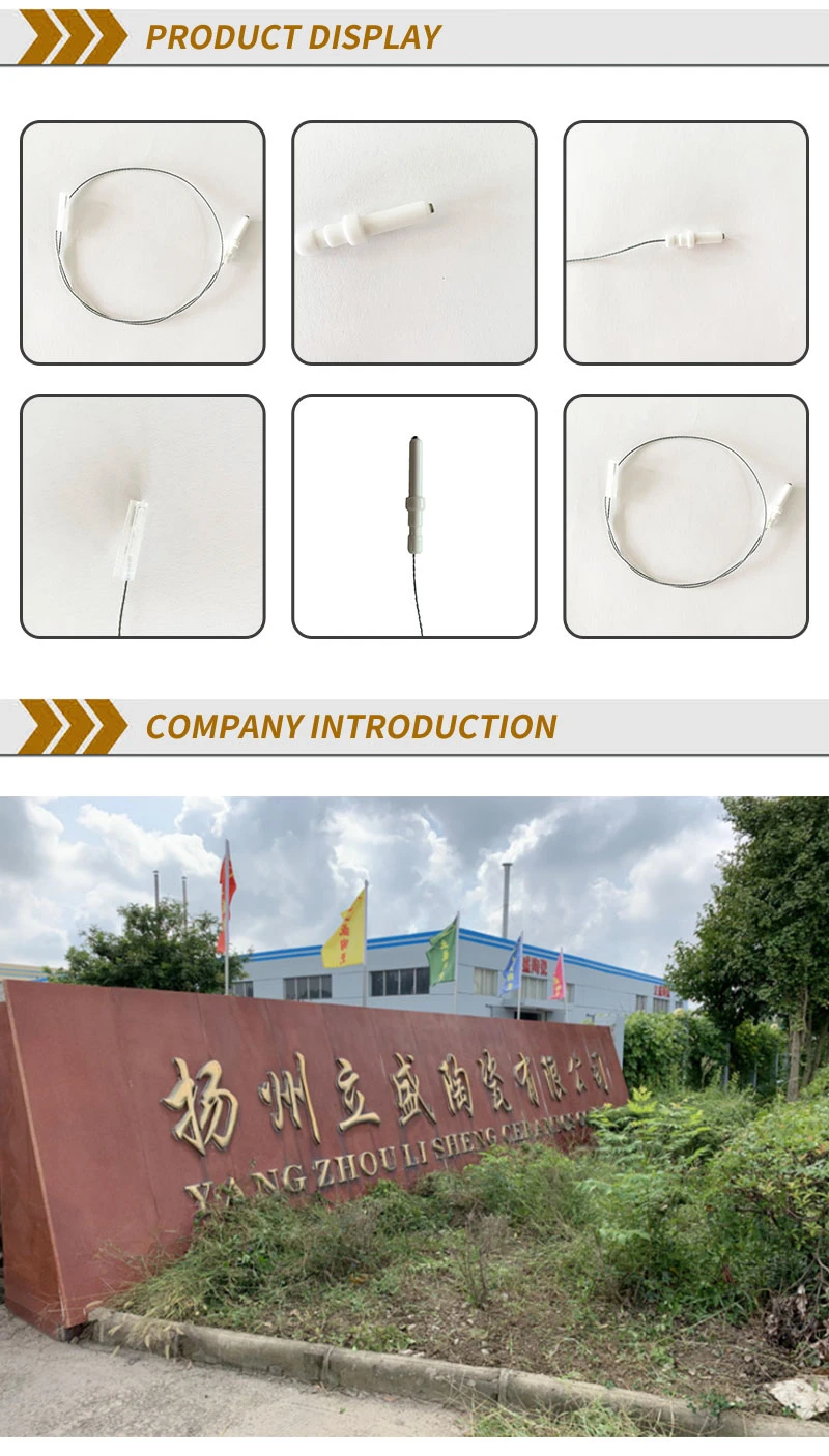 High Quality Promotional Ceramic Spark Electrode Ceramic Ignition Electrode Electrode for Gas Furnace Oven Stove Burner