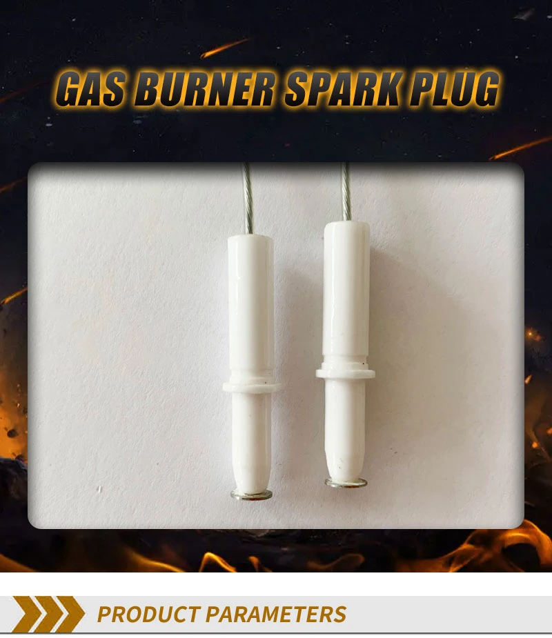 Gas Burner Spark Plug Gas Burner Spark Plug Ignition Electrode for Gas Burner Ceramic Spark Plug Ignition Needle